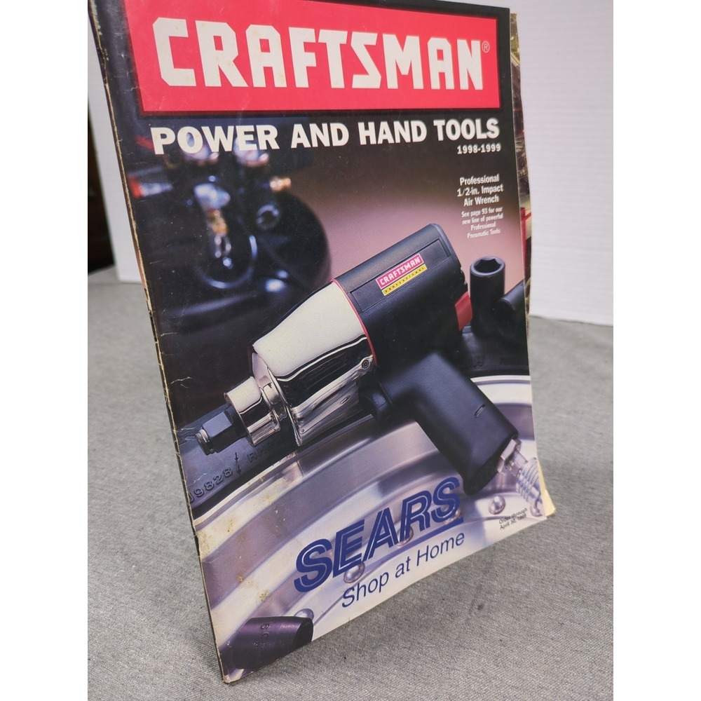 1998-1999 Sears Craftsman Power & Hand Tools Catalog #913304 165 Pages VTG